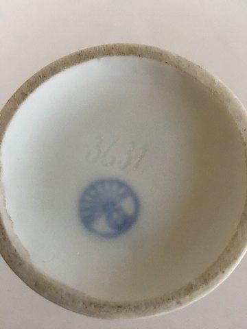 Heubach Art Nouveau To hanket Vase med Valmue Motiv