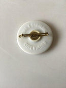 Bing & Grøndahl Porcelæn Broche med Julemotiv