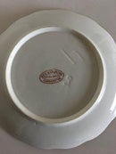 Bing & Grondahl Kuchenteller mit Blumendekor und Goldrand