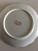 Bing & Grøndahl Kagetallerken med Blomsterdekoration og Guldkant