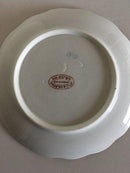 Bing & Grondahl Cake Plate with Flower Decoration and Goldrim.