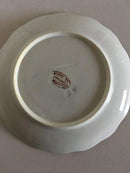 Bing & Grondahl Kuchenteller mit Blumendekoration und Goldrand