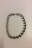 Niels Erik From Sterling Sølv Halskæde formet som små blade