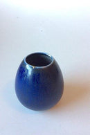Saxbo vase i blå glasur no. 1