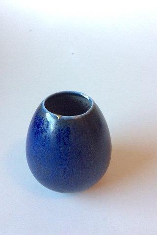 Saxbo vase i blå glasur no. 1