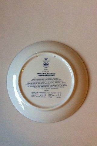 Bing & Grøndahl SAS Orville & Wilbur Wright Mindeplatte