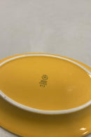 Royal Copenhagen Ursula oval Tallerken i Gul No 073