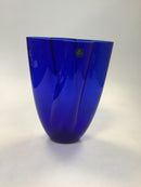 Royal Copenhagen / Holmegaard Vase aus blauem Glas