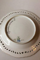 Royal Copenhagen Flora Danica Mittagsteller mit durchbrochenem Rand Nr. 3554