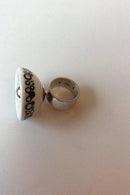 Royal Copenhagen Anton Michelsen Silber und Porzellan Ring