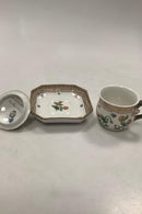 Royal Copenhagen Privat gemalt Flora Danica Creme Tasse Nr. 3514