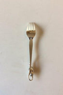 Georg Jensen Sterling Sølv Magnolia No 84 Frokostgaffel No 022