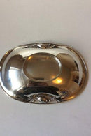 Georg Jensen Sterling Sølv Magnolia/Blossom Oval skål No 2B