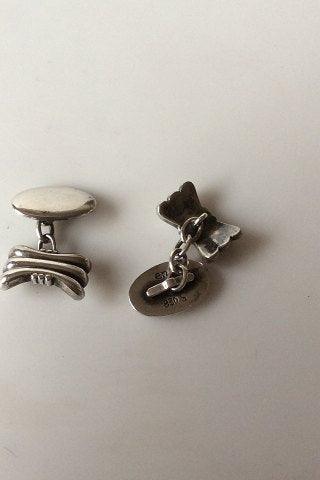 Evald Nielsen Sølv 830S Manchetknapper