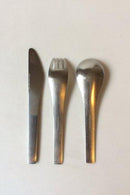 Georg Jensen Stainless Steel Blå Haj Bestiksæt til 12 personer, 36 dele