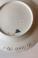 Royal Copenhagen Saxon Flower Dinner-/Fruit Plate Premium model with pierced border