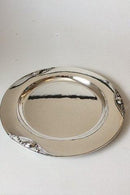Georg Jensen "Magnolia" Rundes Serviertablett Nr. 2AE