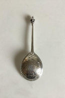 Souvenir Silberlöffel aus Skandianvian Dänemark, Norwegen Schweden