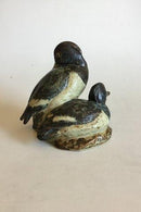 Royal Copenhagen Knud Kyhn Steingut Figur von zwei Enten Nr. 20004