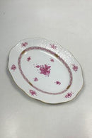 Herend Hungary Apponyi Purpur Ovalt fad No 118