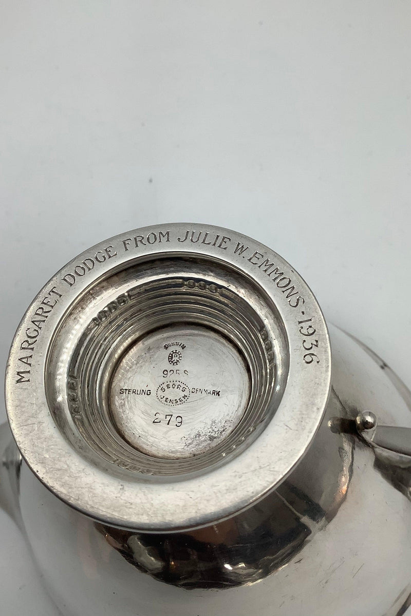 Georg Jensen Sterling Sølv Sovsekande No 279