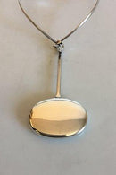 Georg Jensen Sterling Sølv Armring No 205 og Vedhæng No 304