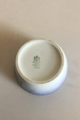 Bing & Grøndahl Blå Tone Hotel med logo Sukkerskål No 1036