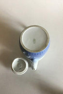 Bing & Grondahl Blauton Hotel mit Logo Sahnekännchen Nr. 1052