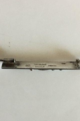 Evald Nielsen Sterling Sølv Broche