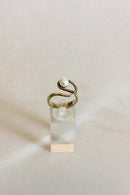 Gold ring with Pearl in 9K gold.