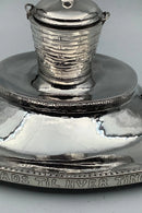 Dansk Sølv Blækhus med Ordsprog af Emil Snedker