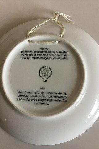 Bing & Grøndahl Platte 400 Års Handelsjubilæum