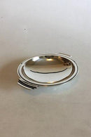 Georg Jensen Aterling Silver Flat Bowl ピラミッド No 600 A