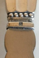 Georg Jensen Sterling Sølv og Rustfrit stål Serveringsspade Konge No 206