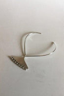 Hans Hansen Sterling Sølv Halssmykke med aftageligt vedhæng med 9 kugler