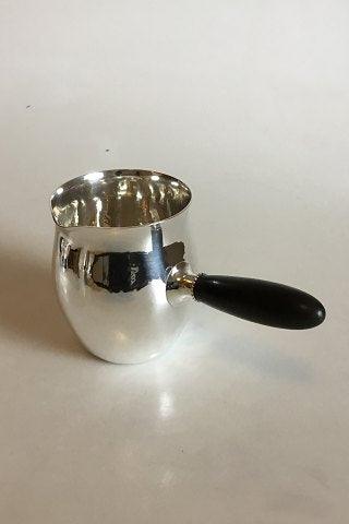 Georg Jensen Sterling Sølv Vandkande med håndtag af Ibenholt No 80 E