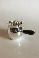 Georg Jensen Sterling Sølv Vandkande med håndtag af Ibenholt No 80