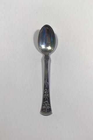 Orchidee Silber Kaffeelöffel Horsens Sølvsmedie