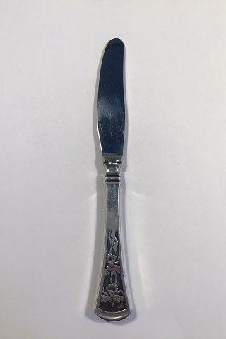 Orchidee Silber Tafelmesser Horsens Silversmith L 21,5 cm