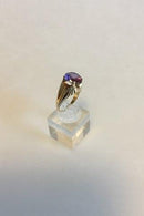 Guldring i 14 K med Ametyst