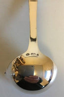 Evald Nielsen 830 Silver Soap Spoon with Ivory Handle（エバルトニールセン 830 シルバーソープスプーン アイボリーハンドル）。