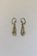 H Siersbøll 8 kt Gold Ohrringe