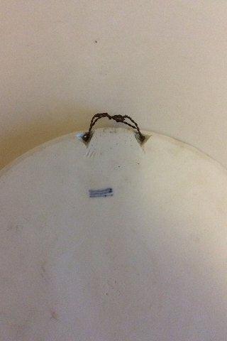 Stor Royal Copenhagen Bisque Platte Dag No 123. Kopi fra 1840 after Thorvaldsens original fra Rom 1815.