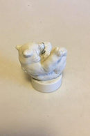 Royal Copenhagen Figur af Isbjørn på sokkel No 347