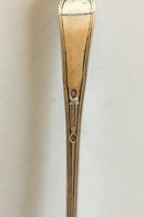 Silberlöffel mit Ornamenten und vergoldetem Löffel