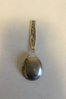 Sølv Serveringsske med laf af rustfrit stål