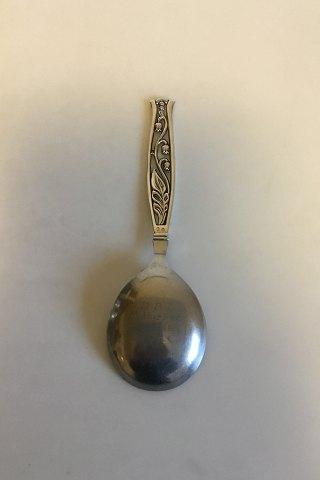 Sølv Serveringsske med laf af rustfrit stål