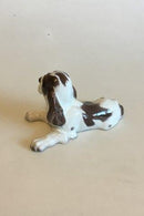 Lyngby Figur af liggende Cocker Spaniel No 01