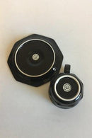 Bing & Grøndahl Sort Cafë Kaffekop og underkop