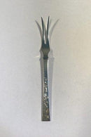 Hans Hansen Arvesølv 12 m gravering Sterling Sølv Pålægsgaffel